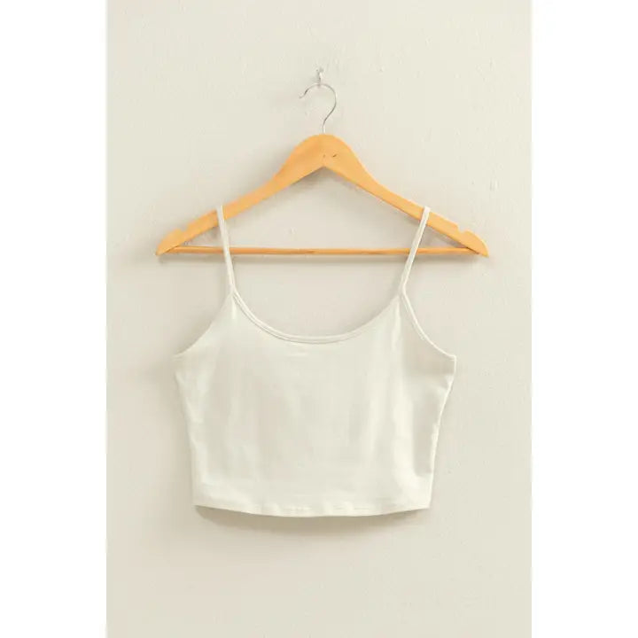 Brooke & Co the callie cami  a soft, stretchy knit with a flattering cropped fit 