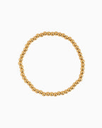 Mother of Pearl Clover Stretch Bead Bracelets, Set of 3