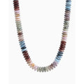 Wide Marble Beaded Necklace