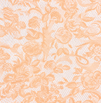 Brooke & Co slouchy bag peach floral with bow on strap close up