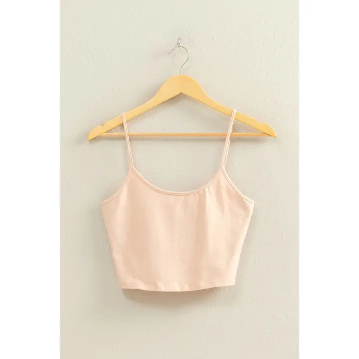 Brooke & Co the callie cami  a soft, stretchy knit with a flattering cropped fit 