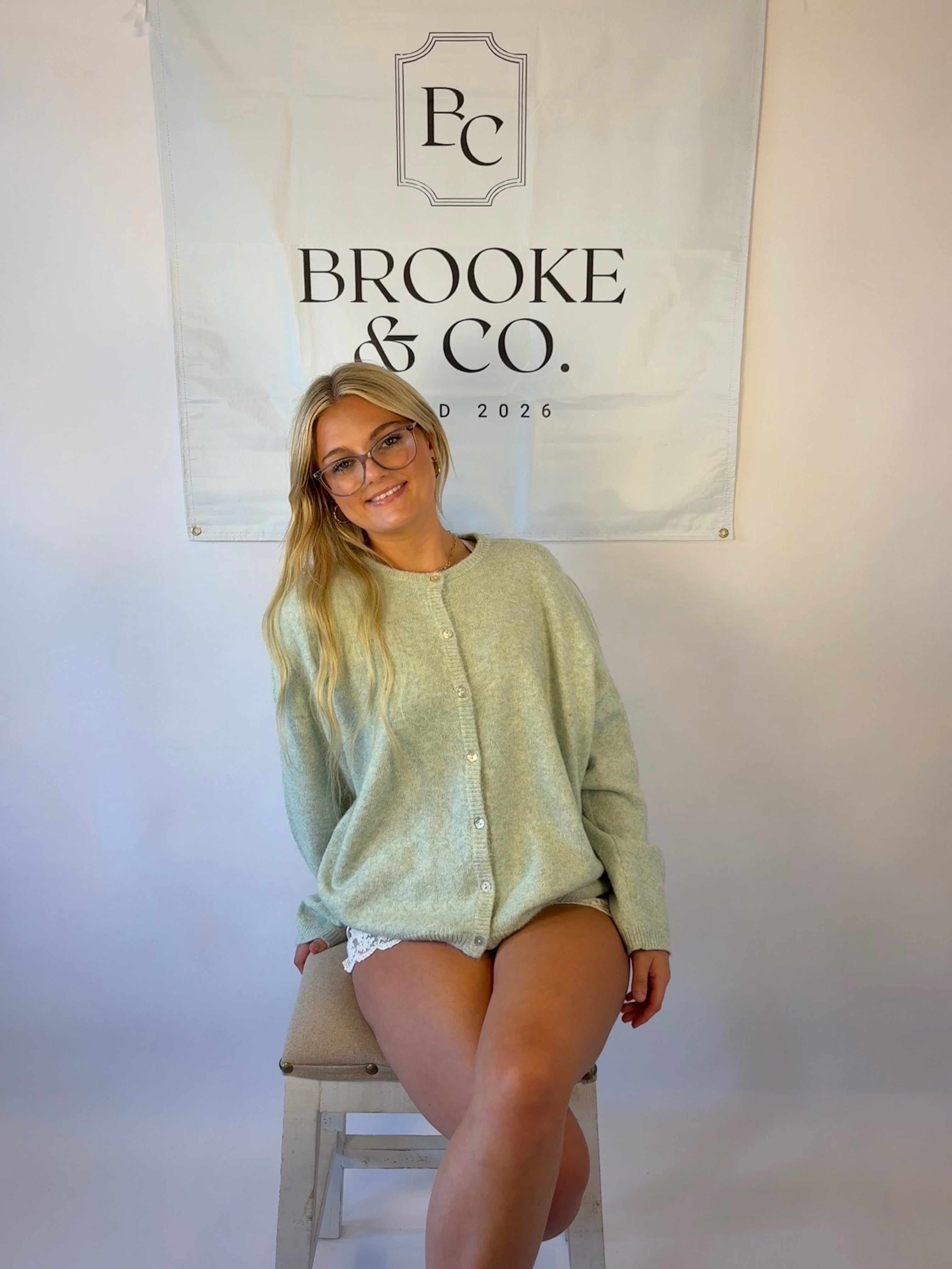 Mint Daydream Cardigan
