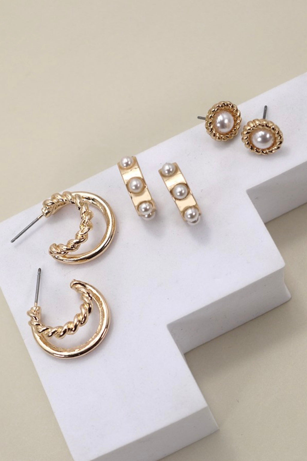 Brooke & Co timeless pearl earring set