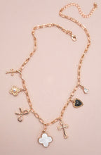 Brooke & Co gold charm necklace 