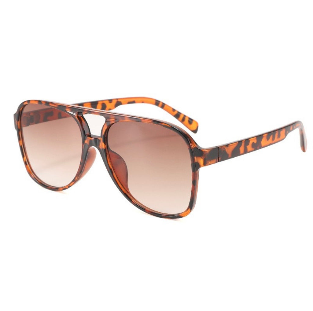 Brooke & co aviation sunglasses amber tortoise