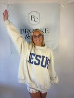 God Is Good/Jesus Reversible Mock Neck