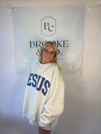 God Is Good/Jesus Reversible Mock Neck