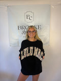 Brooke & Co black Lulu Mac camo sweatshirt