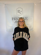 Brooke & Co black Lulu Mac camo sweatshirt