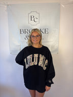 Brooke & Co black Lulu Mac camo sweatshirt