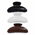 Polka Dot Hair Claw Clip